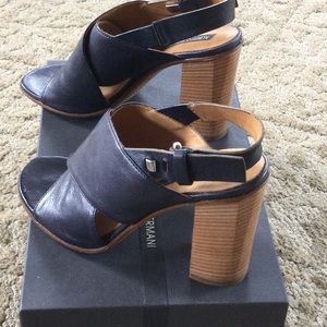 Alberto Fermani Navy Sandal